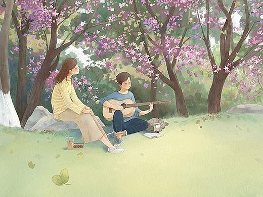 花開的聲音（個(gè)人主頁-ZMzQ2NzY2MDQ=） - 創(chuàng)作習(xí)作 - 站酷設(shè)計(jì)師夕Y汐原創(chuàng)素材 - 站酷ZCOOL