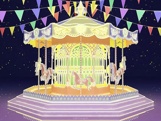 旋转木马（个人主页-ZMjU2ODk1Njg=） - 场景 - 站酷设计师躁动的酸奶原创素材 - 站酷ZCOOL