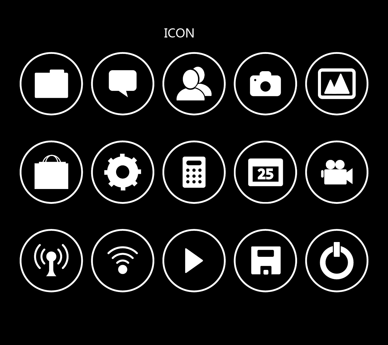 100 0 0 成都  |  设计爱好者 每日一练之剪影 原创  -  ui  -  图标