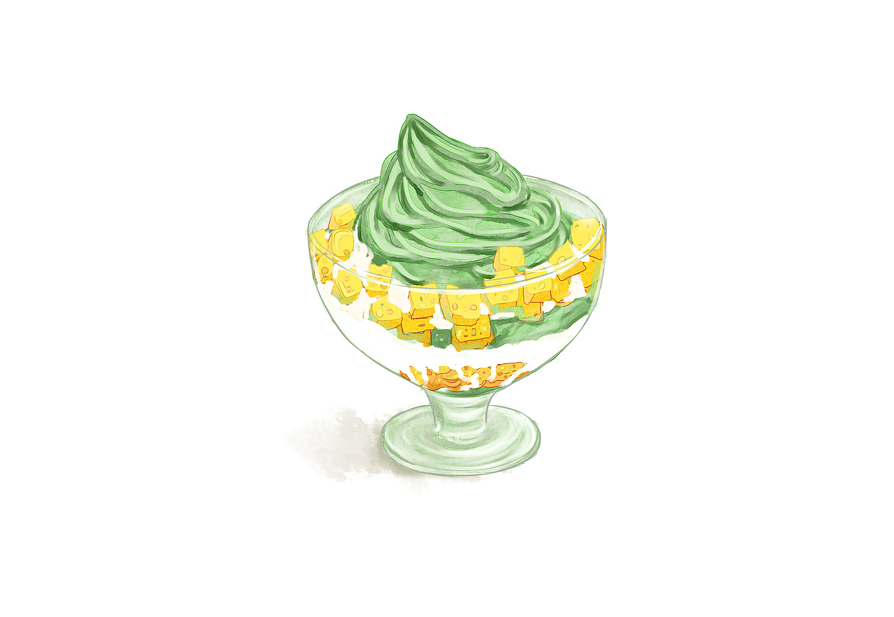 一组甜品（图ZMTcwNDk3NzEy） - 创作习作 - 站酷设计师公子秦原创素材 - 站酷ZCOOL