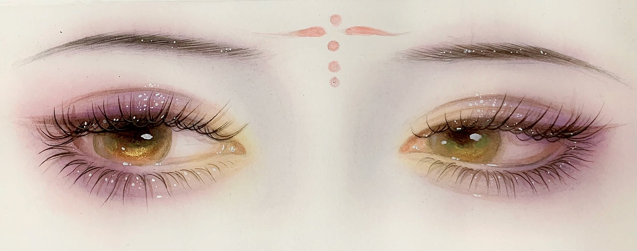 眼睛（图ZMzE3NDI5MTM2） - 绘画 - 站酷设计师迷森鹿水彩原创素材 - 站酷ZCOOL