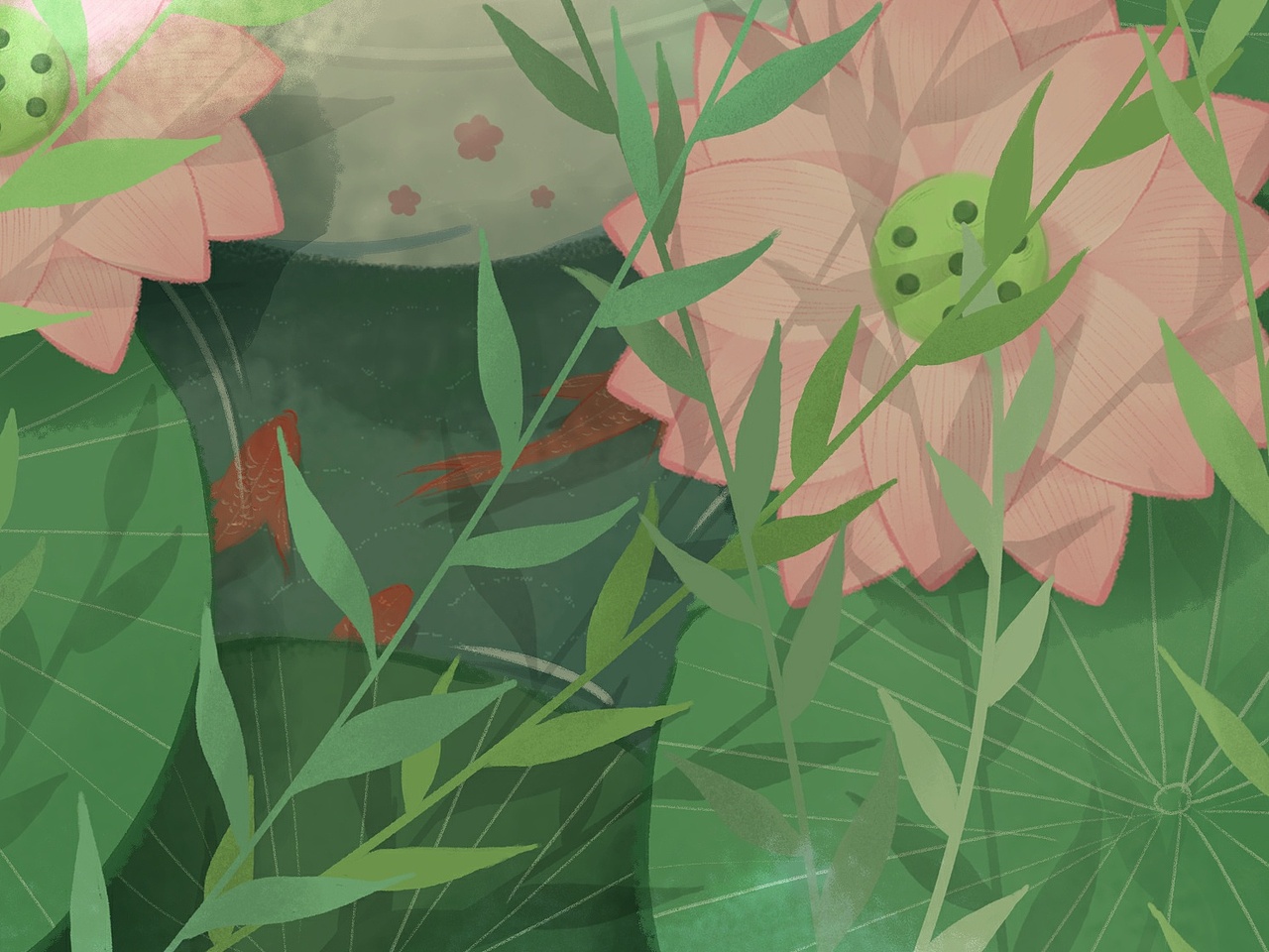 古典四美插画系列（图ZMTgwNTk0NjYw） - 商业插画 - 站酷设计师六咕lilgood原创素材 - 站酷ZCOOL