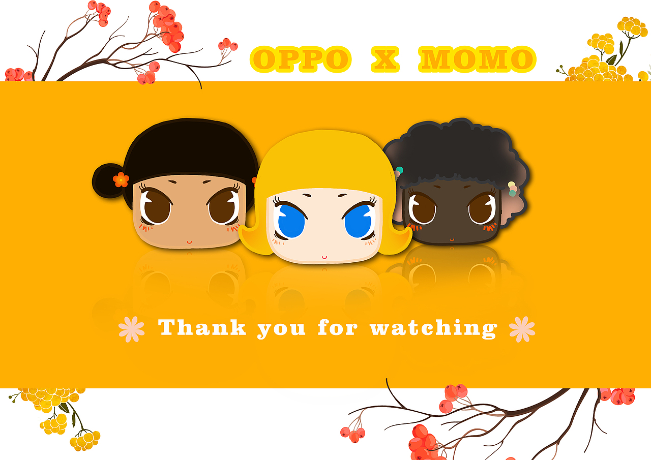 【OPPO X MOMO】肤色不一样，爱好可一致（图ZMTkwMjE3MjY0） - 图案 - 站酷设计师李大鹅_原创素材 - 站酷ZCOOL