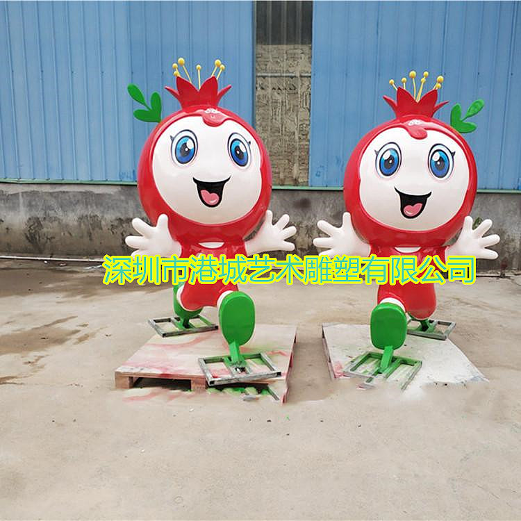 果园形象吉祥物卡通玻璃钢番石榴娃娃雕塑成网红打卡点（图ZMjQ0NTE3Mzgw） - 雕塑 - 站酷设计师深圳港城雕塑原创素材 - 站酷ZCOOL