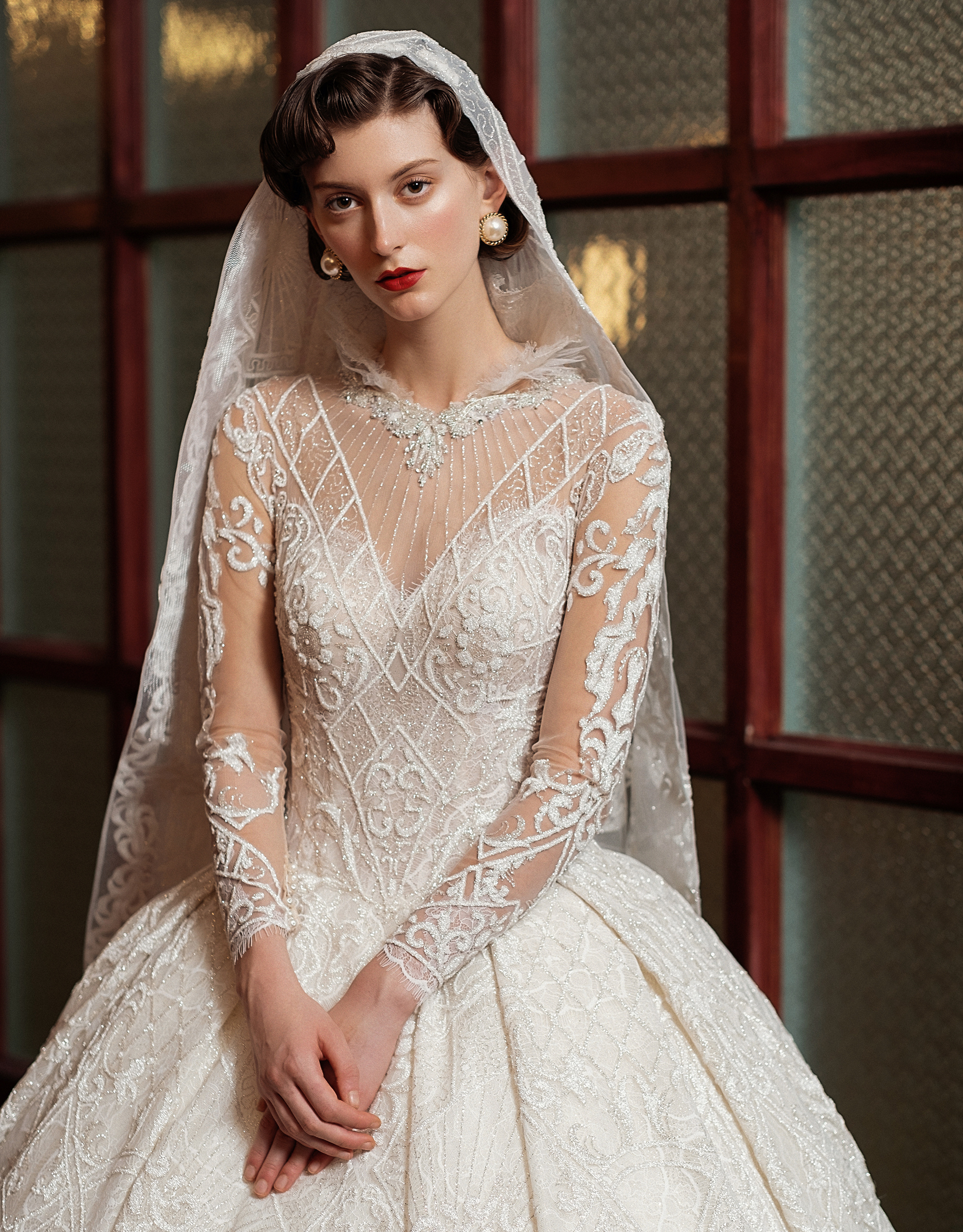 复古欧式婚纱样片