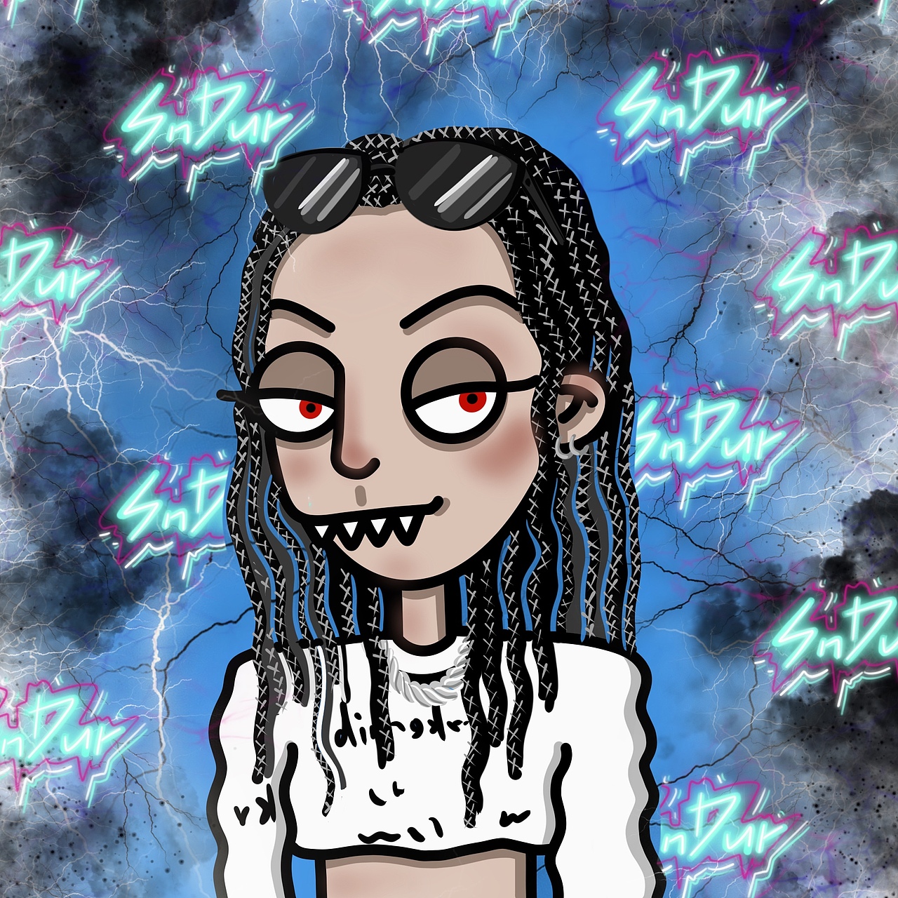 《红眼病百人斩斩斩》（图ZMjcxOTE1MDg0） - 艺术插画 - 站酷设计师毛毛毛毛密密麻麻原创素材 - 站酷ZCOOL