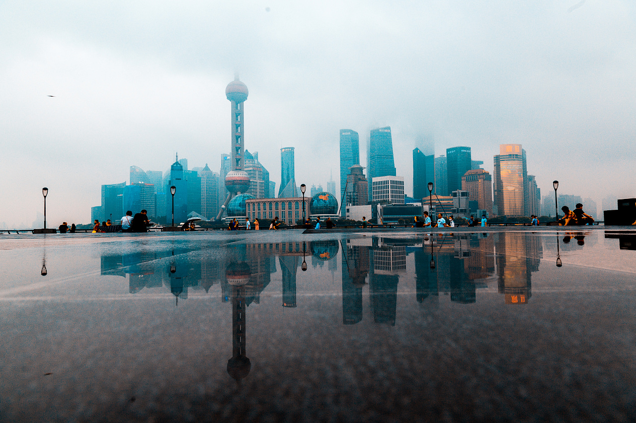 上海雨天外滩随拍