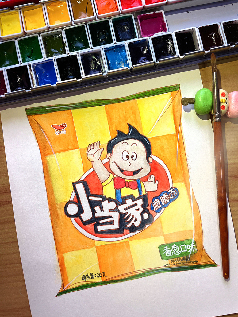 【鋼筆淡彩】大灣區(qū)8090懷舊童年零食（圖ZMzM2MTc1OTky） - 商業(yè)插畫 - 站酷設(shè)計(jì)師六個(gè)橙原創(chuàng)素材 - 站酷ZCOOL