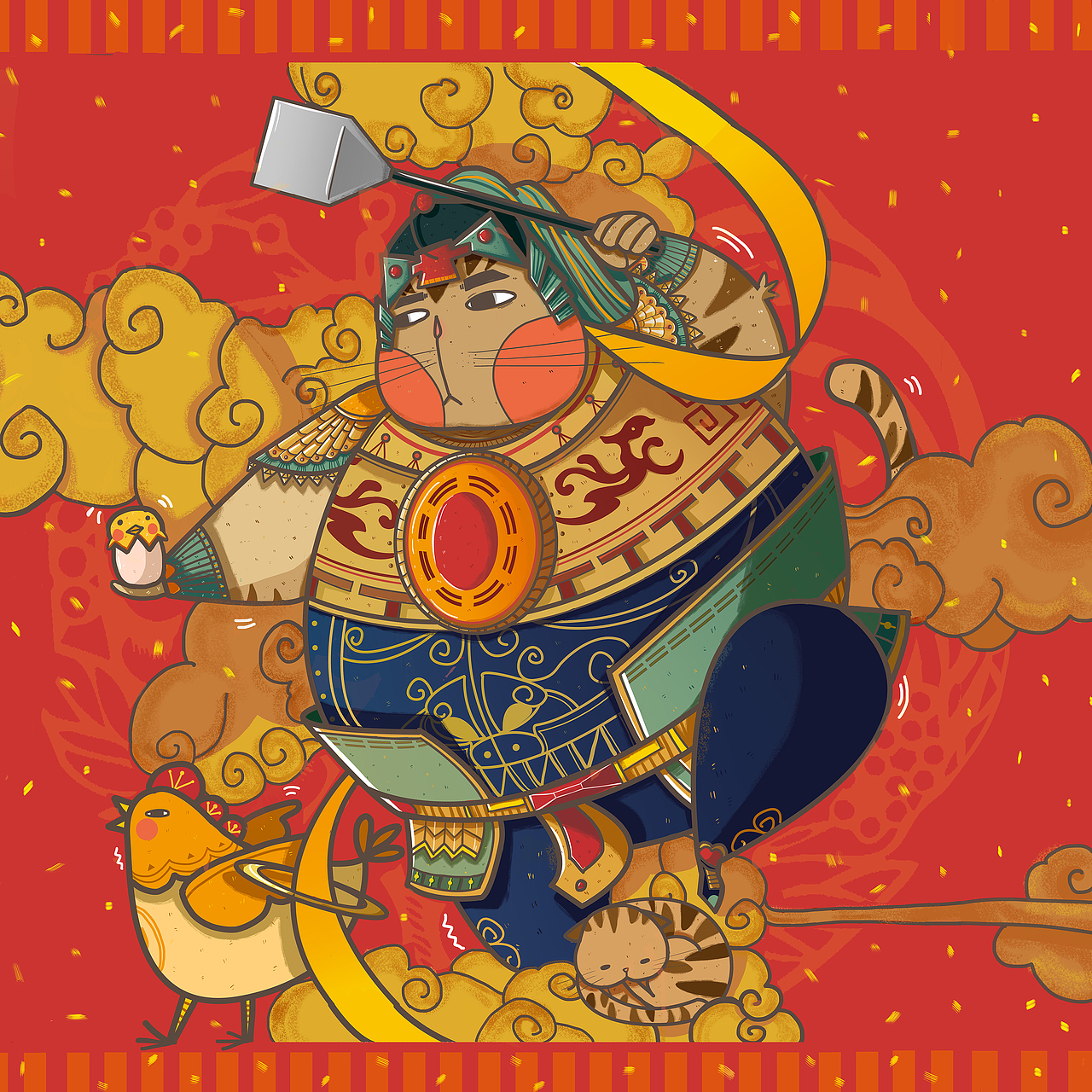 2017新年大礼包插画合集（图ZNjc0ODkzMjg=） - 商业插画 - 站酷设计师彭鱼腩原创素材 - 站酷ZCOOL