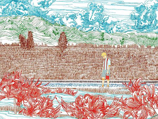 线描插画