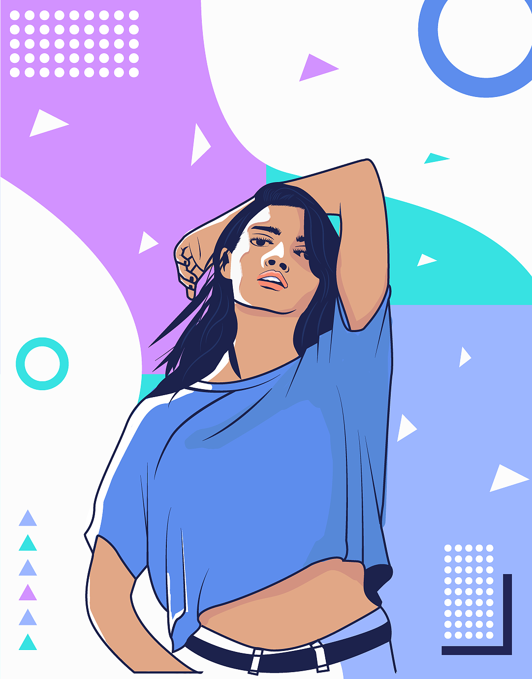 矢量人物插画（图ZMjIzOTY1ODc2） - 创作习作 - 站酷设计师INEVERABANDON原创素材 - 站酷ZCOOL