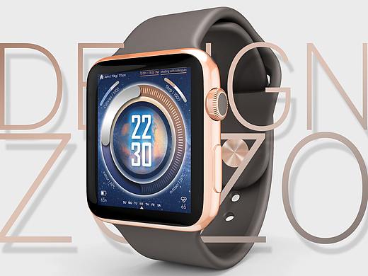 太空主题表盘UI设计