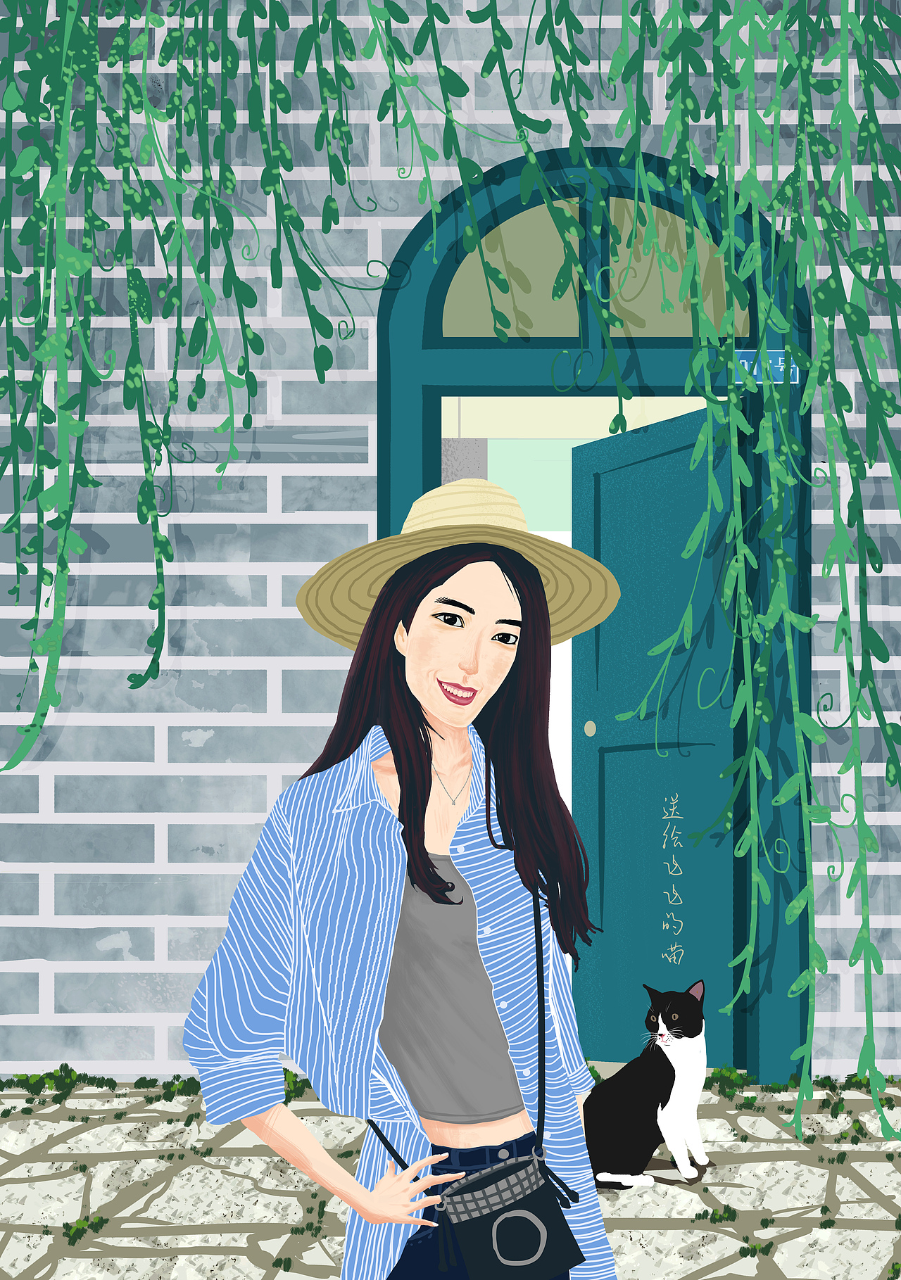 插画重构的美女——《韵》（图ZNzk4Mjc0MzY=） - 创作习作 - 站酷设计师Jingpeng原创素材 - 站酷ZCOOL