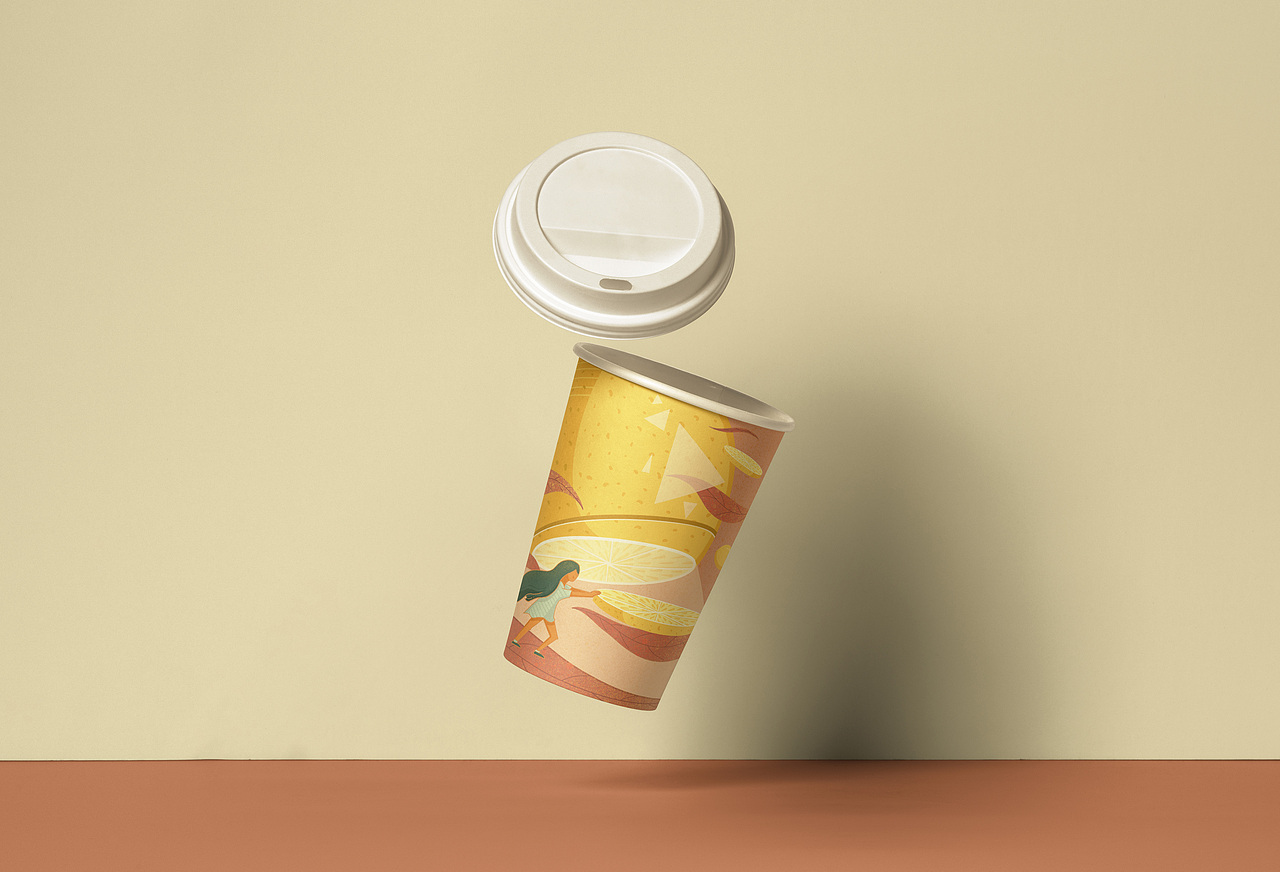 茶饮 | 品牌插画设计（图ZMTYzMjAyMjky） - 商业插画 - 站酷设计师于三门原创素材 - 站酷ZCOOL