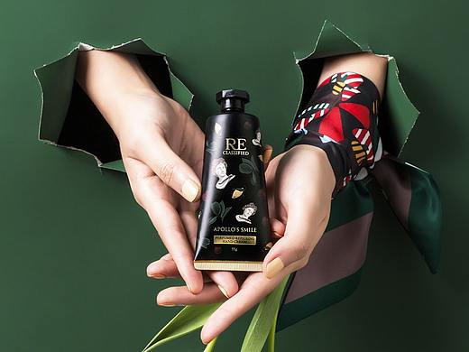 香氛护手霜插画包装