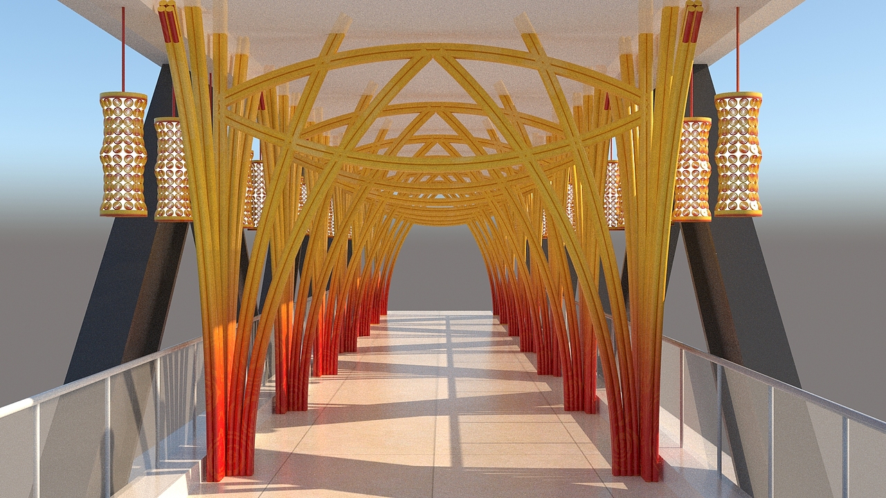 创意竹编，竹子美陈，竹编文化（图ZMTQ2OTYwMzky） - 展陈设计 - 站酷设计师维生素西原创素材 - 站酷ZCOOL