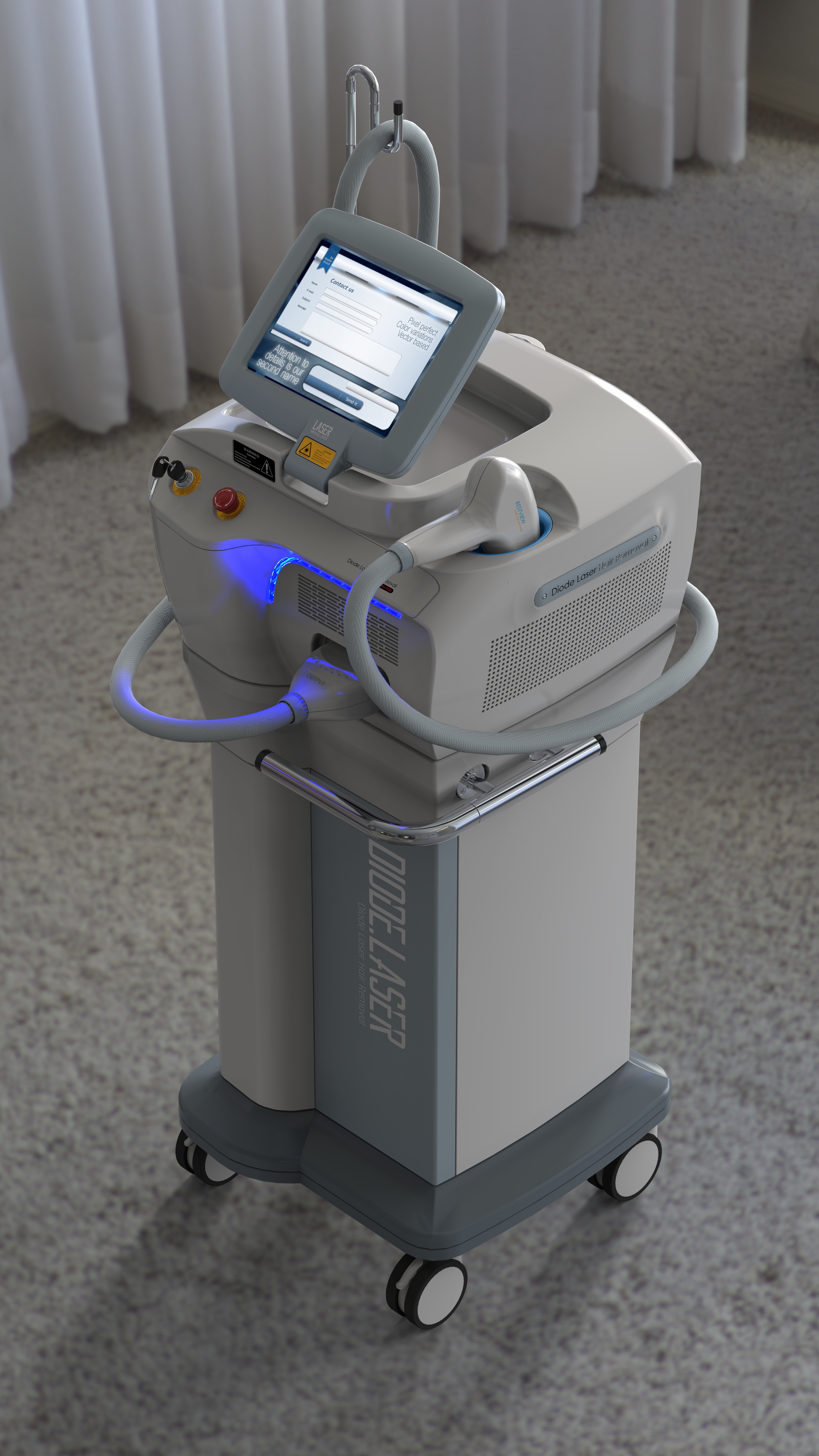 美容仪器808nm脱毛激光