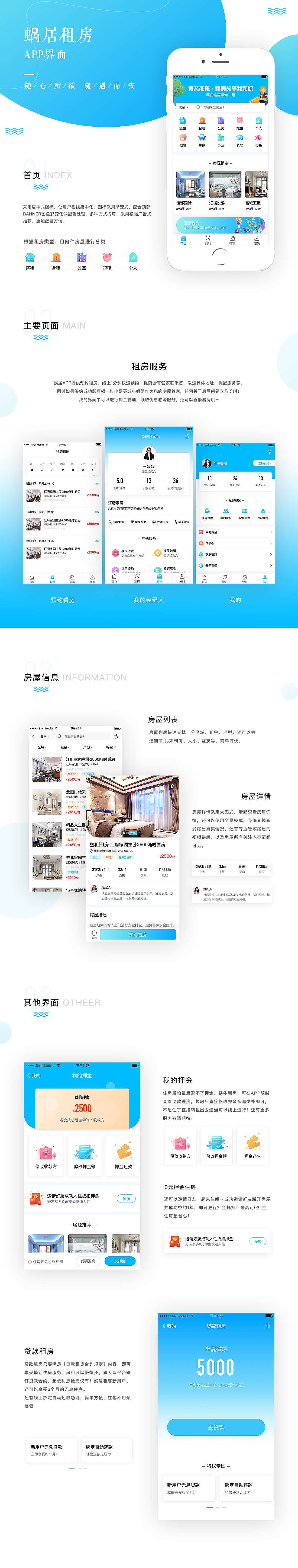 蜗居租房APP（图ZMTYwMDc0OTk2） - APP界面 - 站酷设计师柒夏未至原创素材 - 站酷ZCOOL