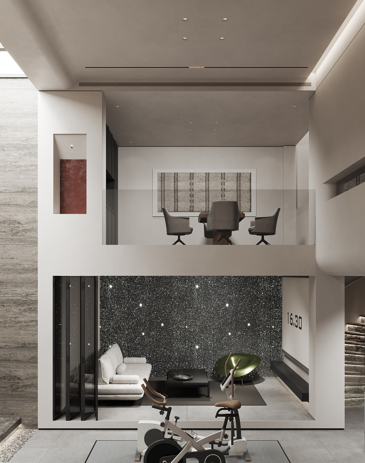 纳境视觉----现代简约别墅全套,这设计是真喜欢。