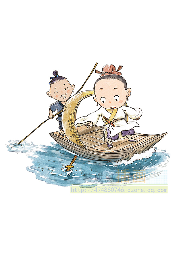 刻舟求剑漫画