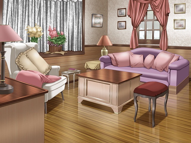 【场景 - 原画】客厅①