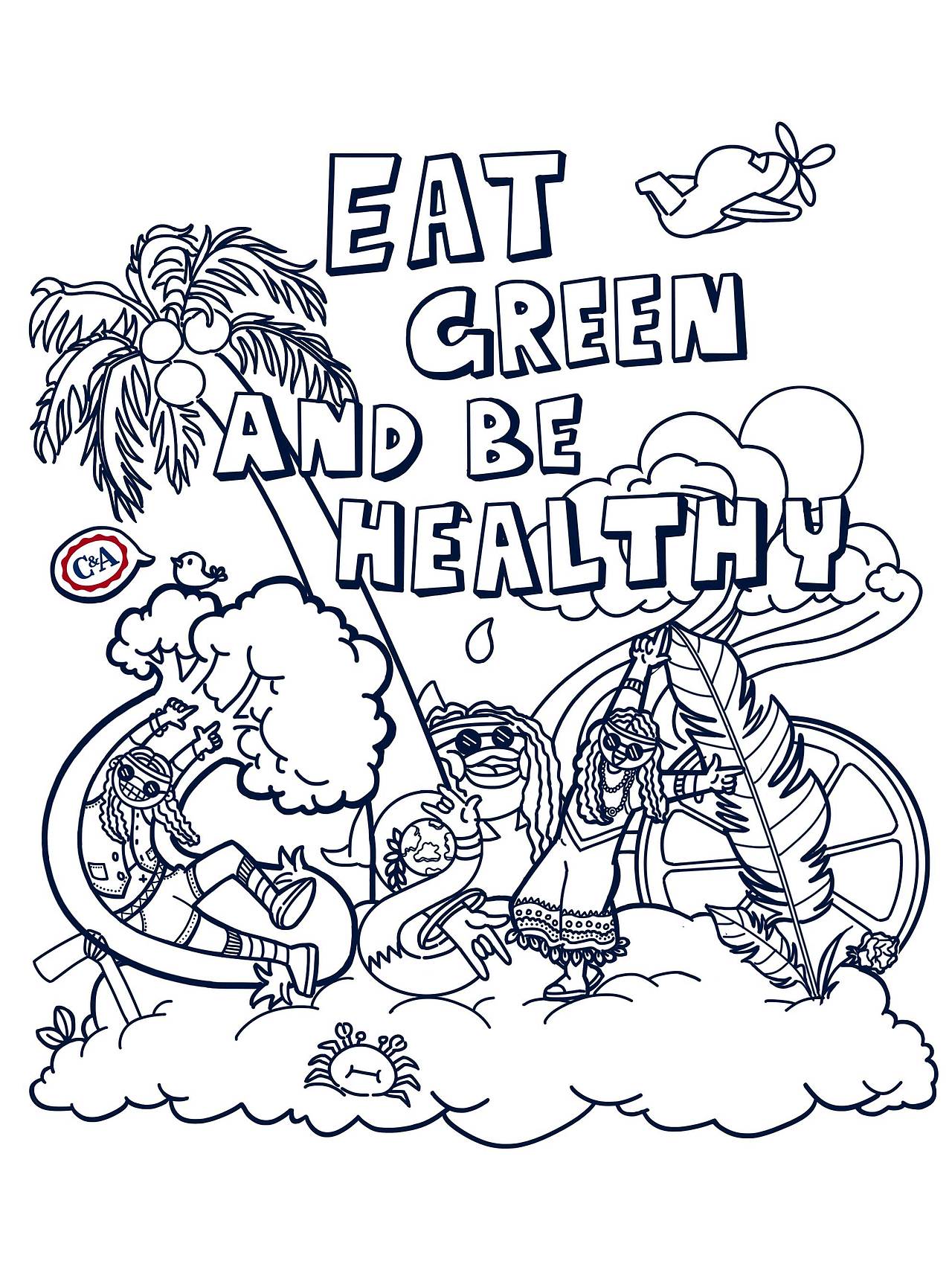 C&A环保图案设计（图ZMTA4NTk3MTYw） - 图案 - 站酷设计师六六六的六六六原创素材 - 站酷ZCOOL