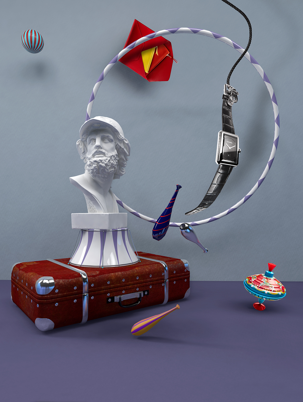 【惊奇马戏】ZANN STUDIO X 品牌创意软广(图ZMTE4MjEzNzky) - 场景 - 站酷设计师乔健_庞原创素材 - 站酷ZCOOL