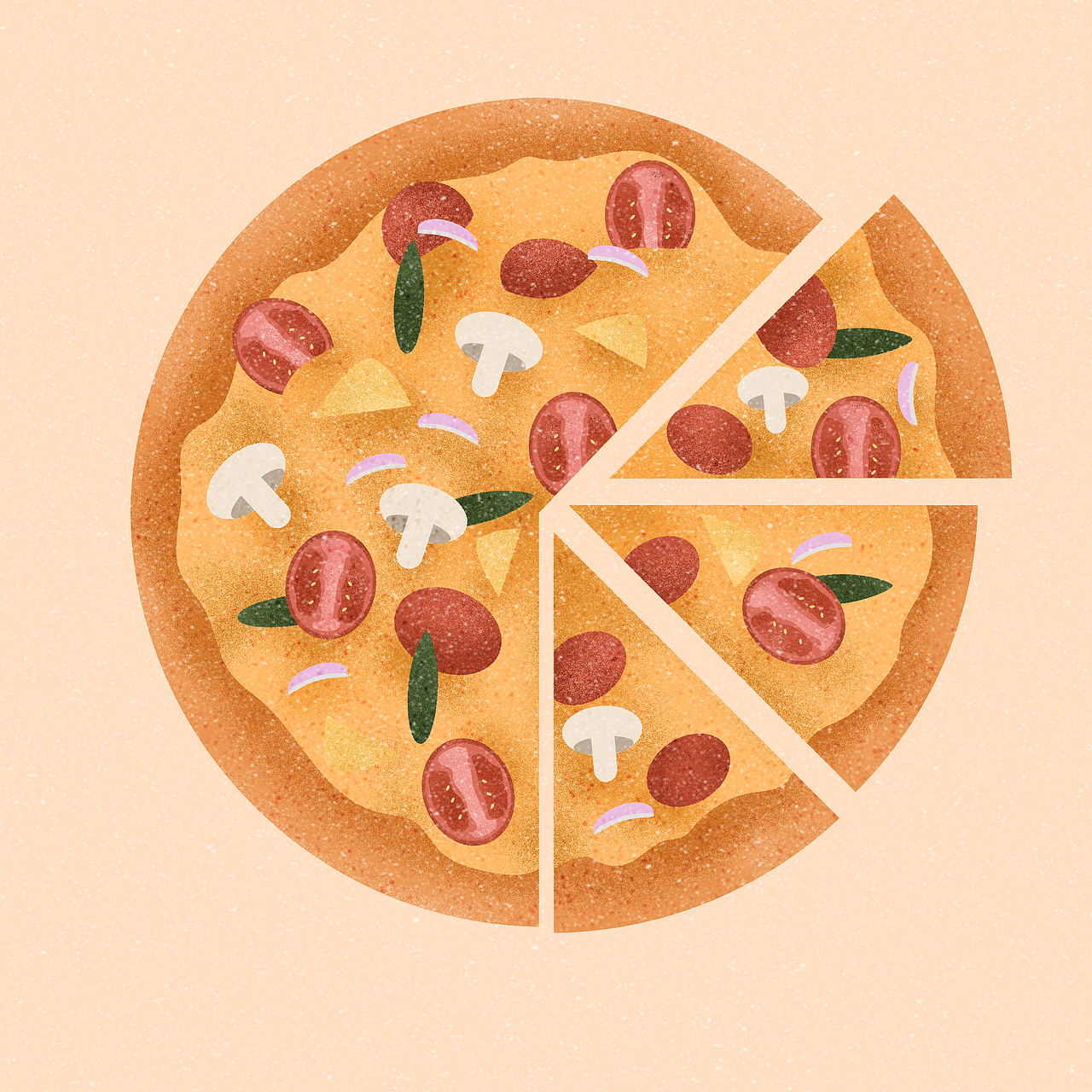 美食插画 练习