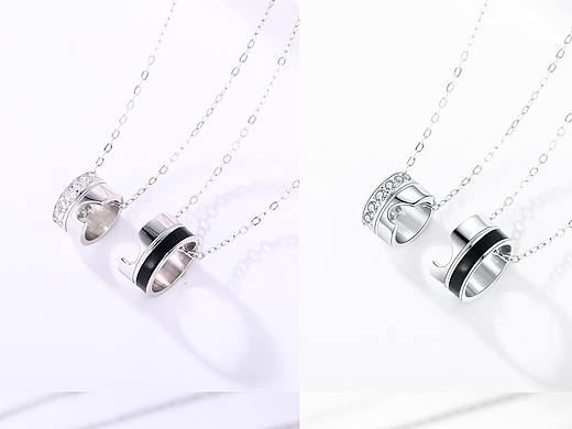 一组银饰场景图的精修