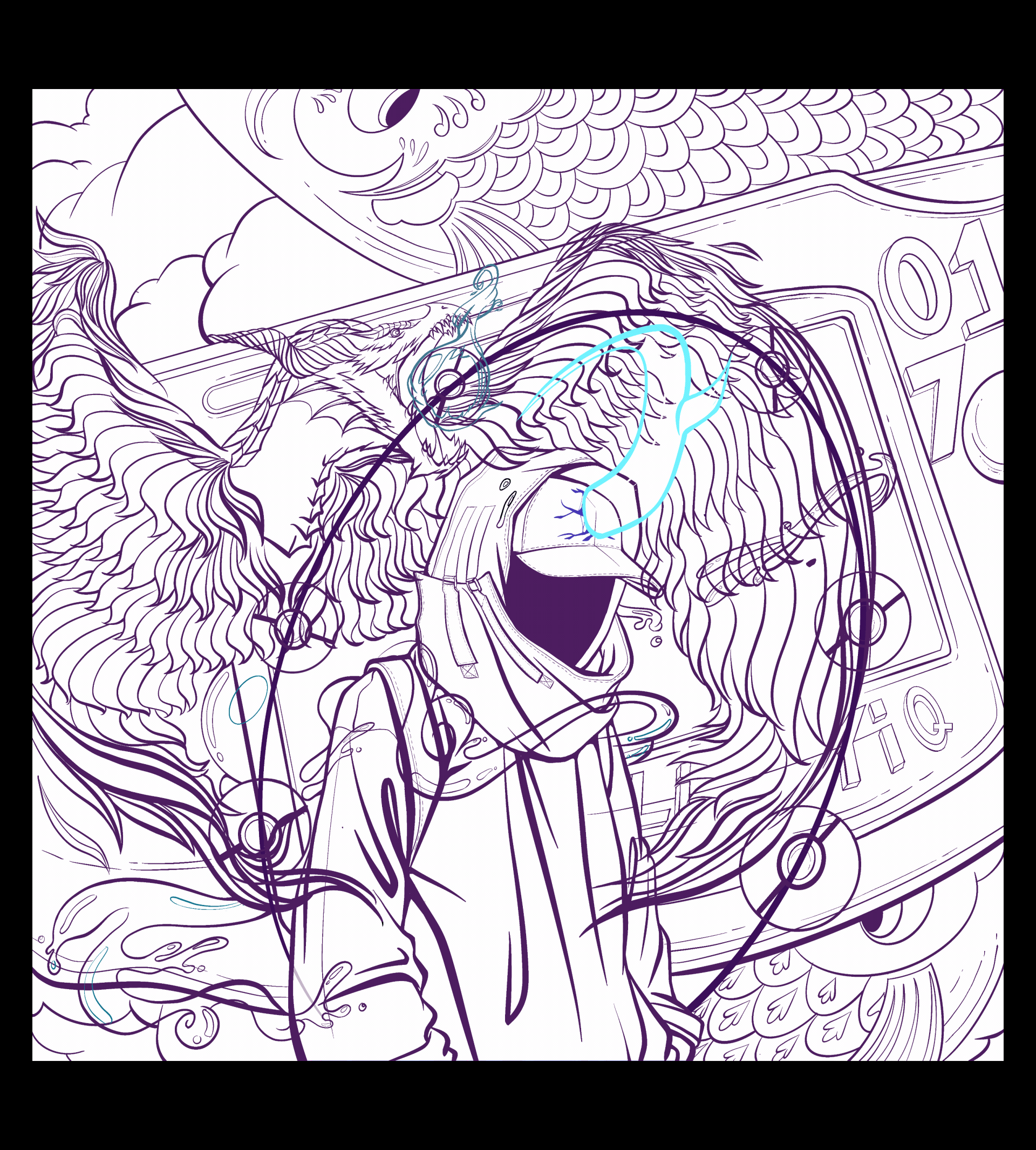 “游戏机”插画