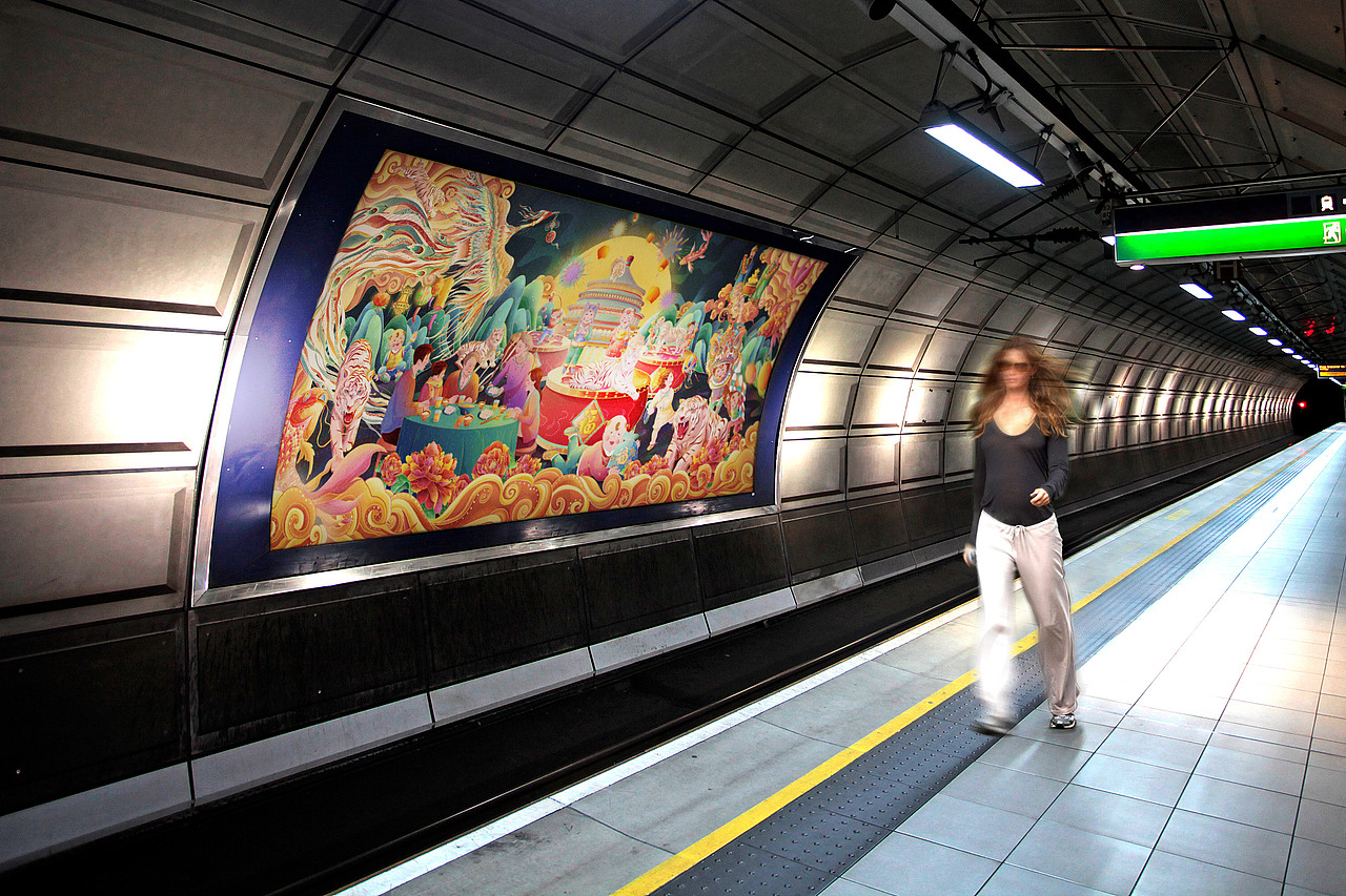 国潮插画~2022虎年福娃新春贺图长卷（图ZMjg1MTU0OTUy） - 商业插画 - 站酷设计师心萱蓝空气原创素材 - 站酷ZCOOL