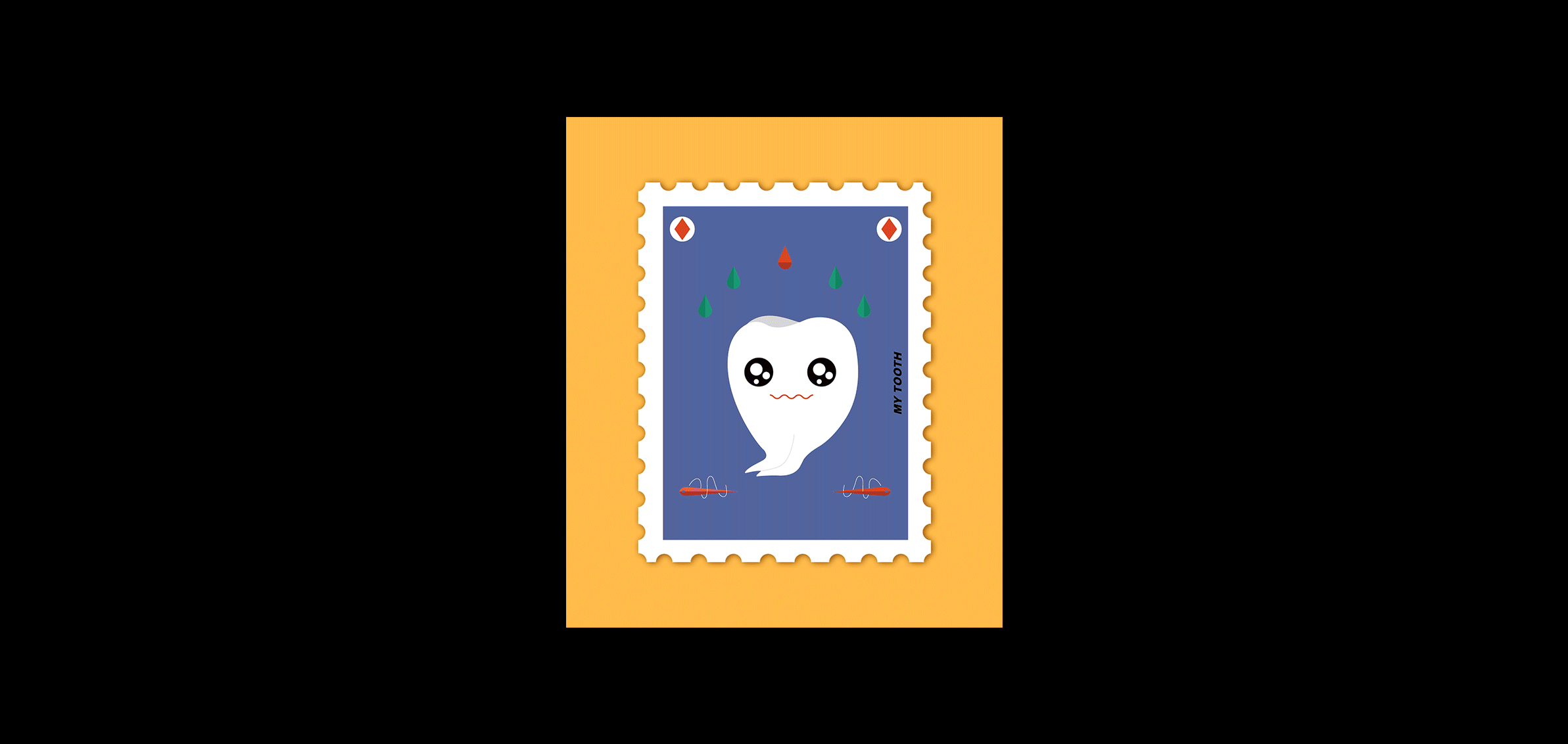 邮票STAMPS-1（图ZMjkxMzQyNTAw） - 艺术插画 - 站酷设计师Hannnaaa原创素材 - 站酷ZCOOL