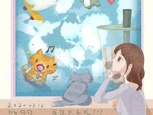 插畫練習(xí)（個人主頁-ZNDI2NDM3MDQ=） - 創(chuàng)作習(xí)作 - 站酷設(shè)計師劉阿勾原創(chuàng)素材 - 站酷ZCOOL