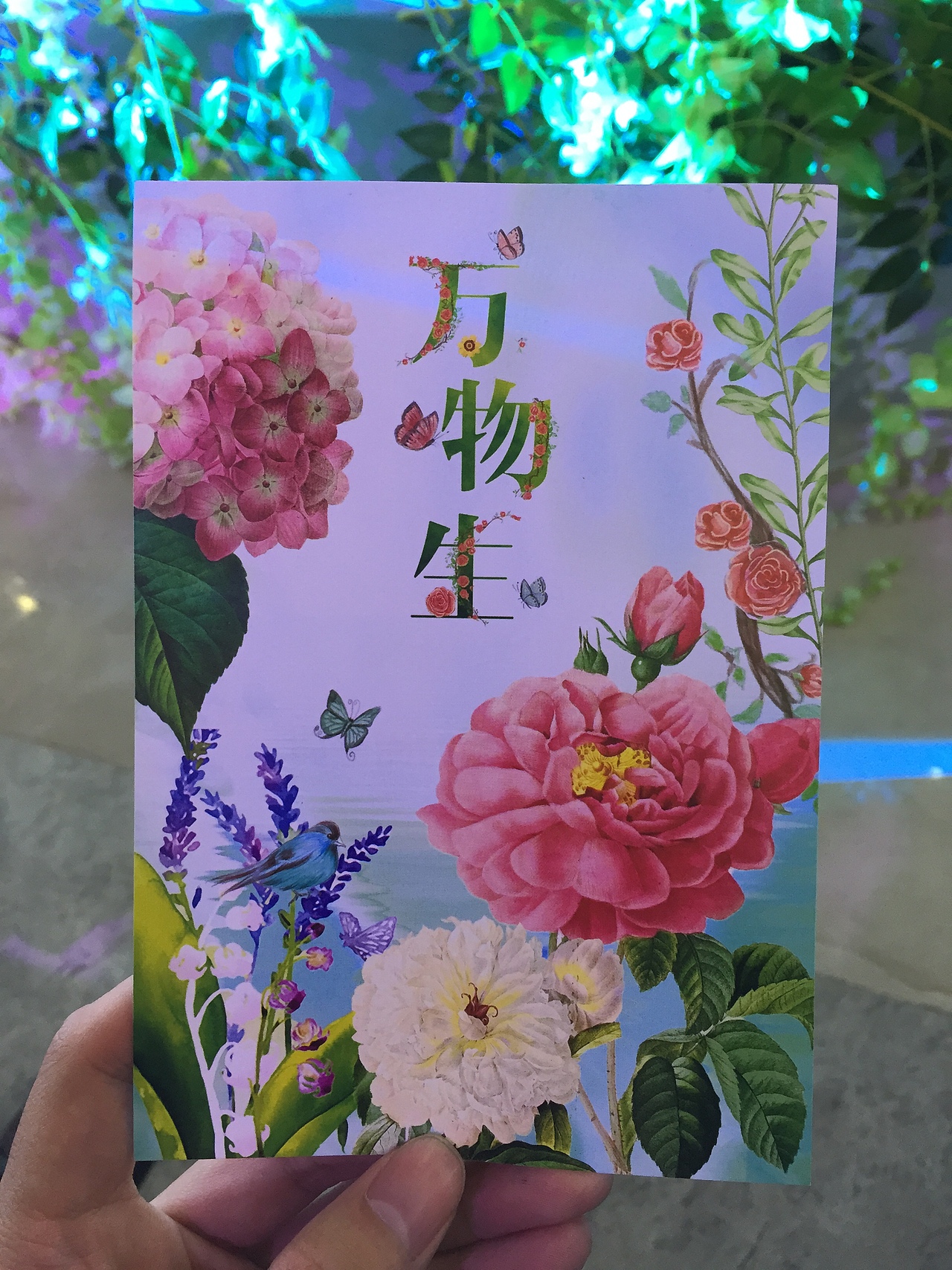 万达广场“万物生”活动主视觉设计。手绘插画卡片DM邀请函in站酷zcool