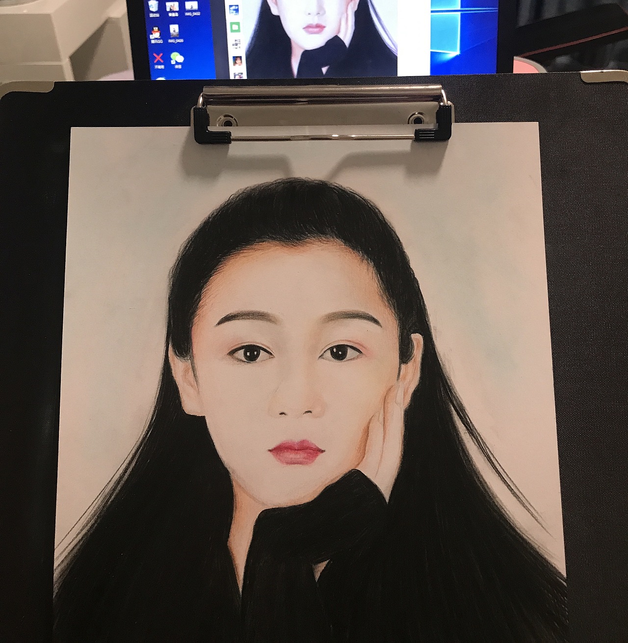 惊艳岁月的美(彩铅)