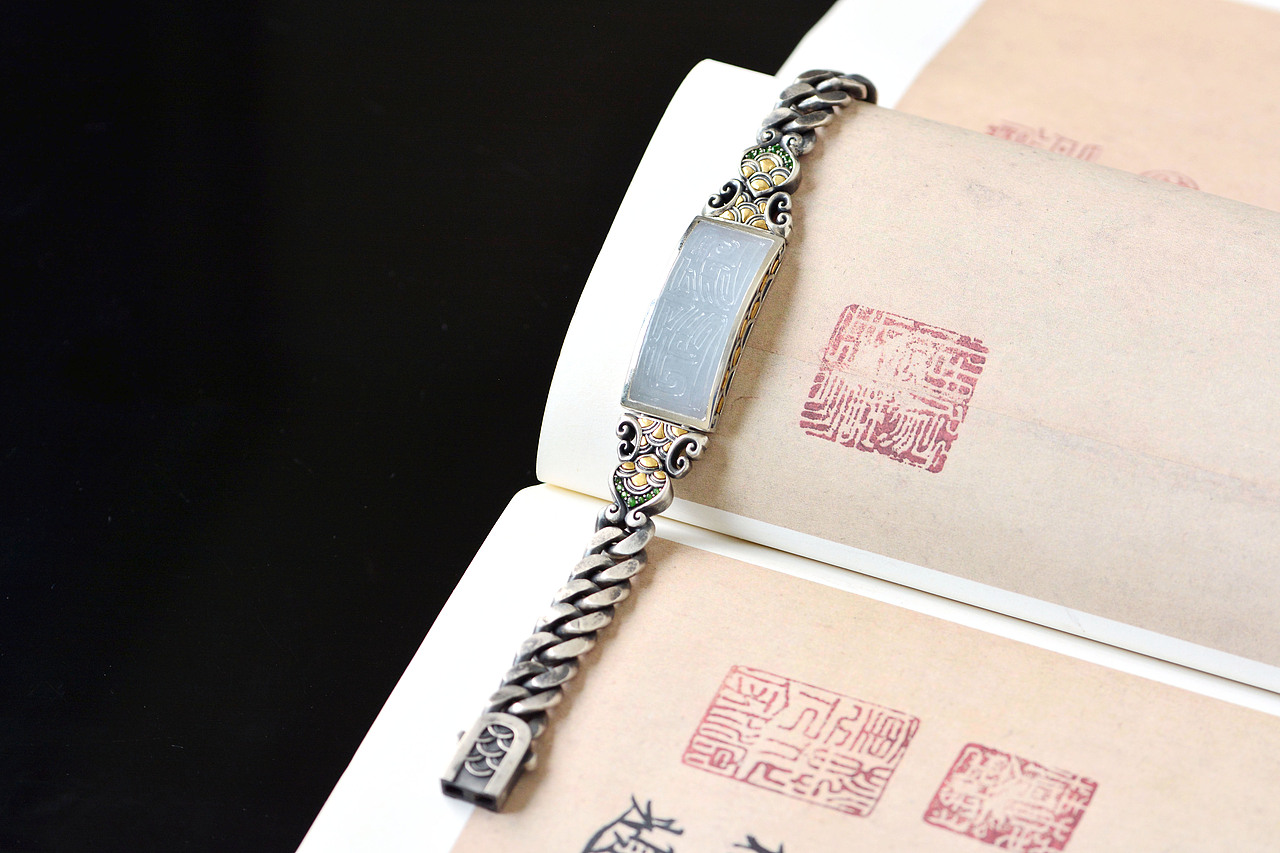 设计作品|翡翠兽面系列手链