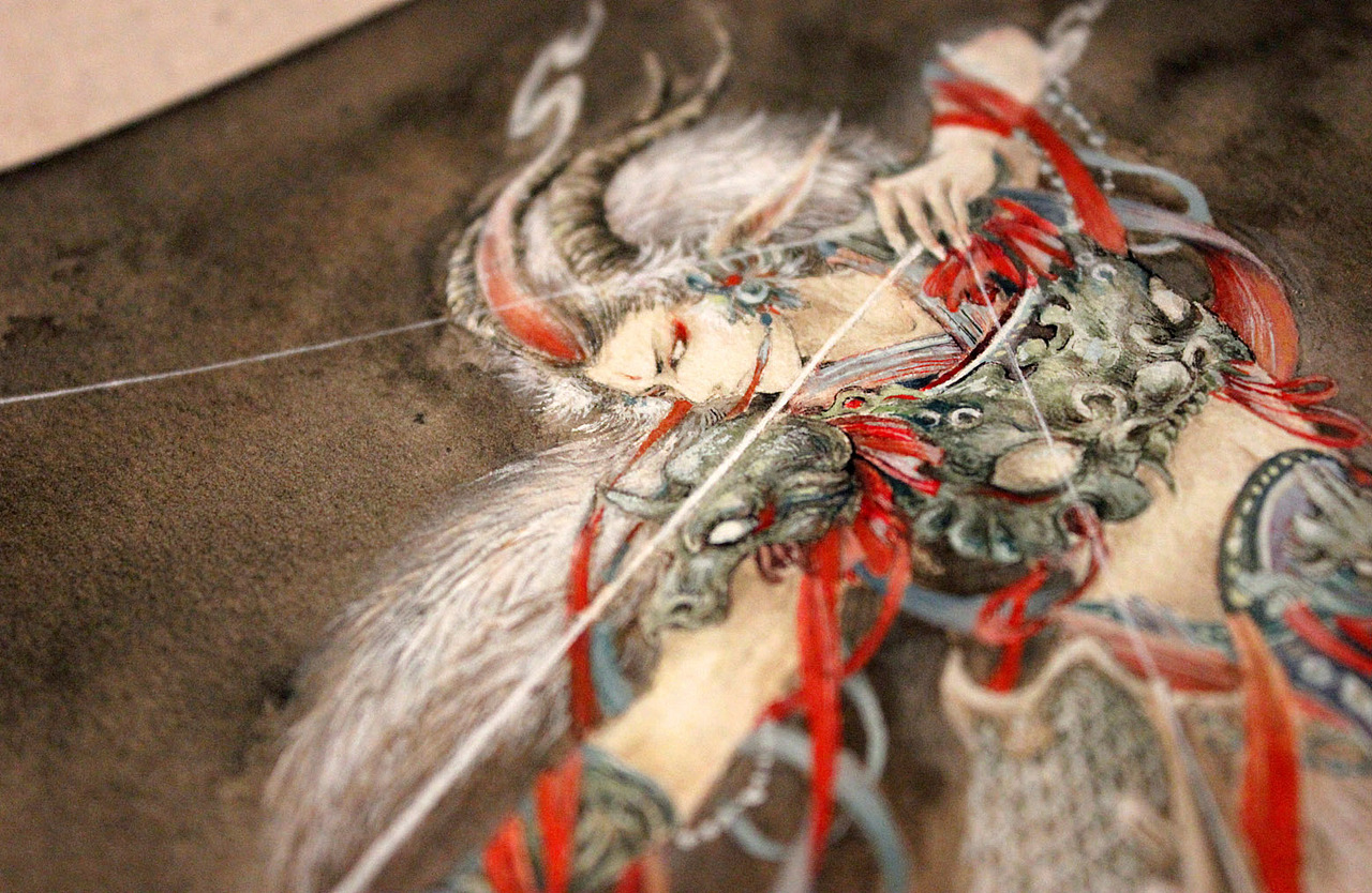 【中国百鬼】菌人,钟馗,山鬼夔···及近期的几幅练习