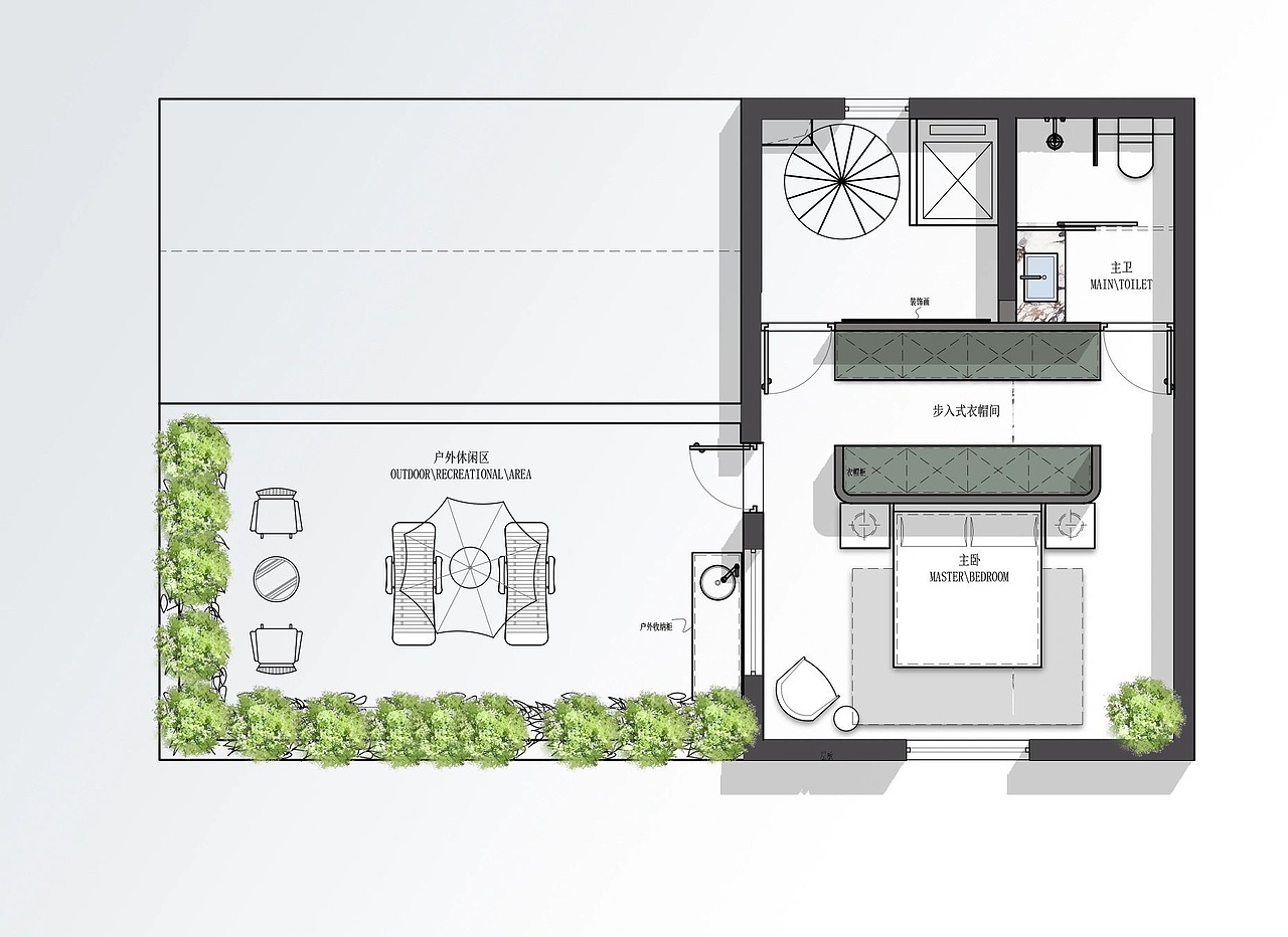 270平米|极简原木风的家