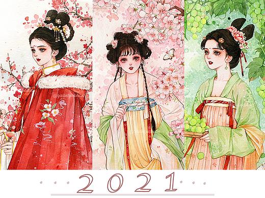 2021古风少女部分·插画合集✨