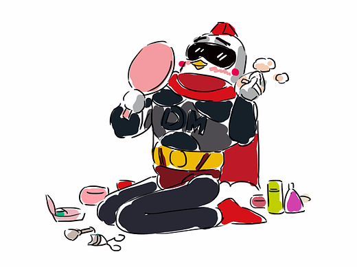 给分米鸡画的微信内容插图