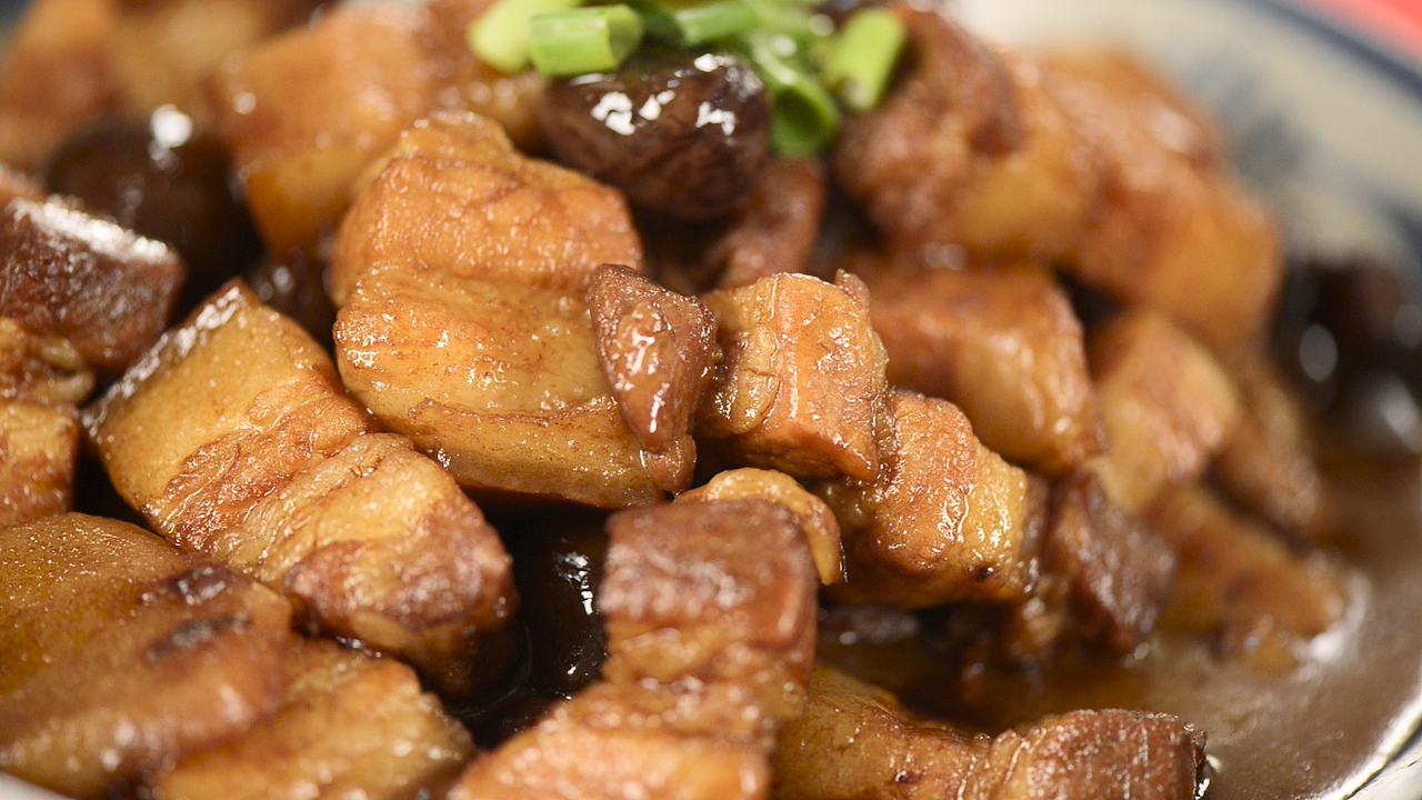 栗香红烧肉，美妙的味觉组合，好吃到怀疑人生（图ZMTAzMTE3Nzg4） - 影视后期 - 站酷设计师八搭美食原创素材 - 站酷ZCOOL