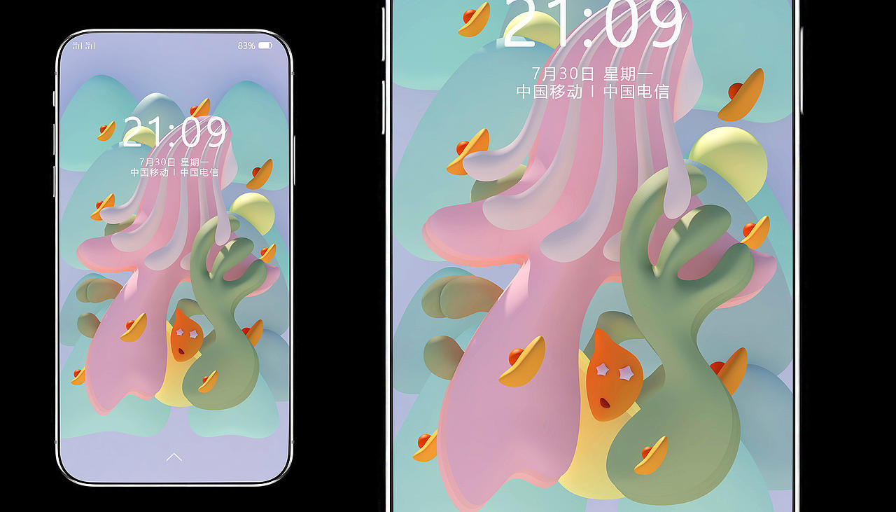 上新了！手机锁屏（图ZMTUwNzUyMTMy） - 人物/生物 - 站酷设计师東沐水原创素材 - 站酷ZCOOL