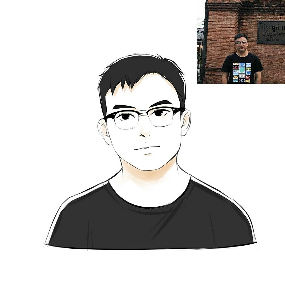 手绘卡通头像（图ZMTA0OTE3NjMy） - 创作习作 - 站酷设计师星河不入眼J原创素材 - 站酷ZCOOL