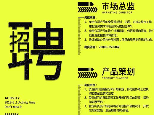 招聘海报