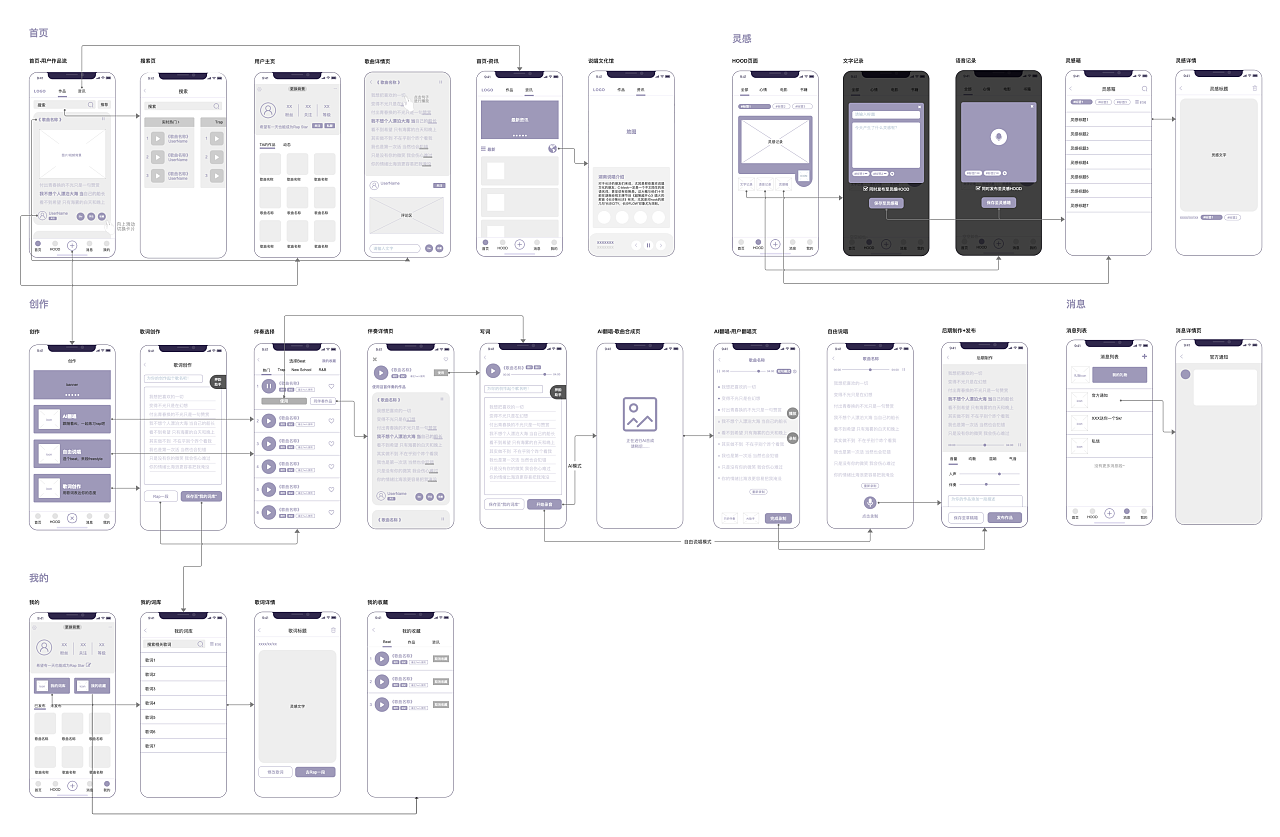 说唱音乐APP UI/UX设计（图ZMzU5MTU2MzE2） - APP界面 - 站酷设计师Chingwai原创素材 - 站酷ZCOOL