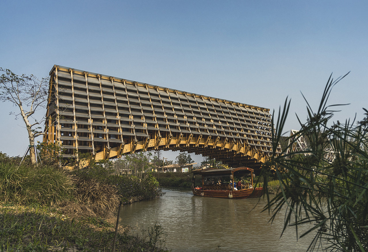 【建筑摄影】佛山古劳水乡木桥