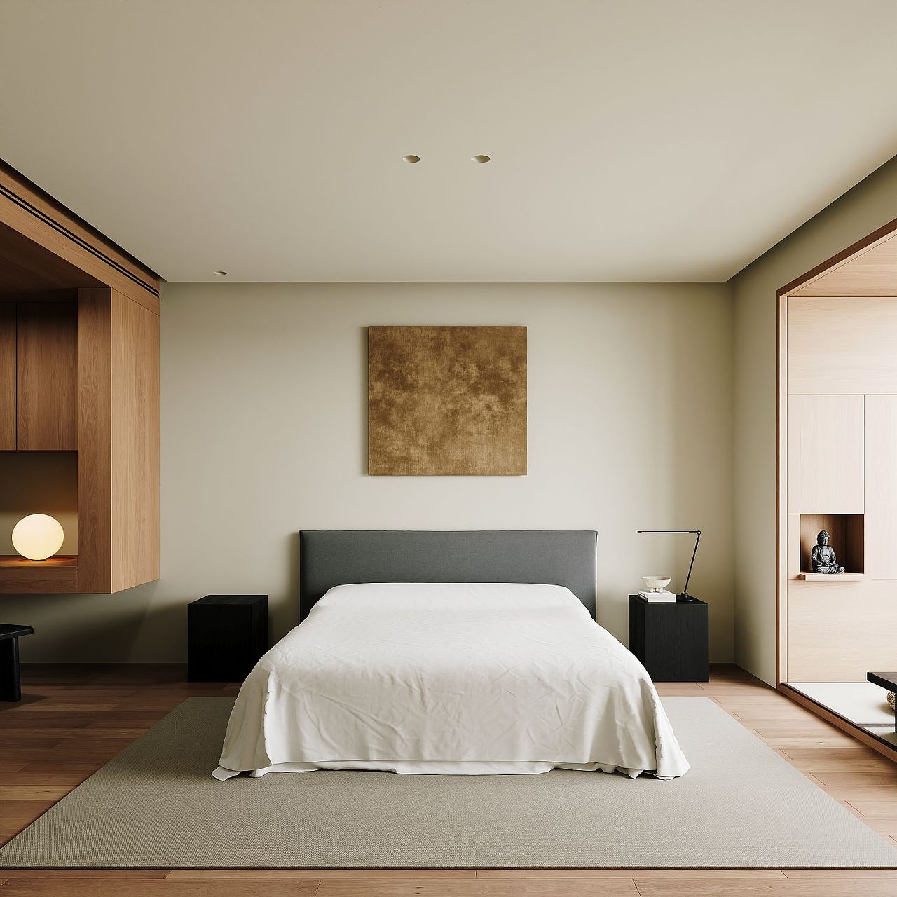 卧室设计(中古木)