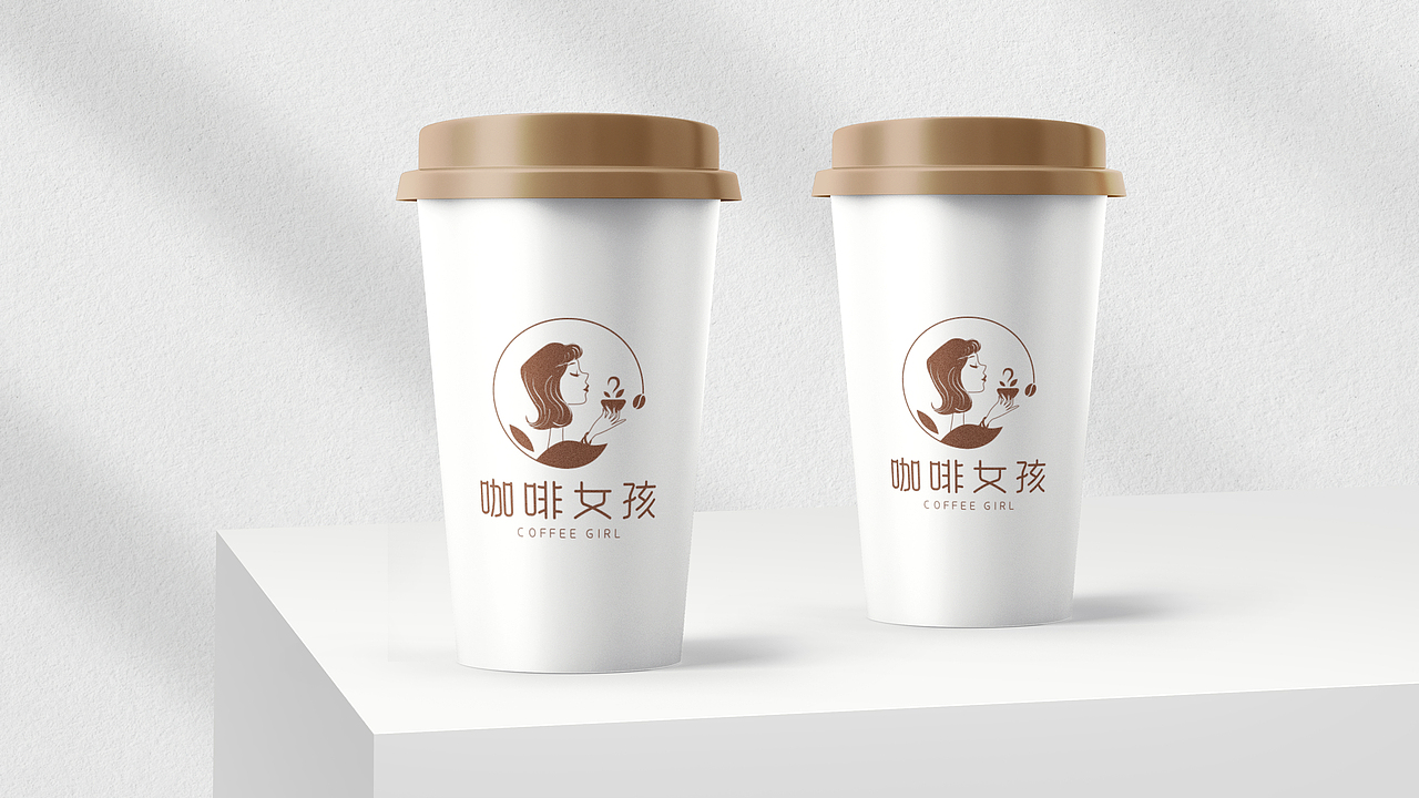 平面设计餐饮品牌logo设计茶饮咖啡店标志设计