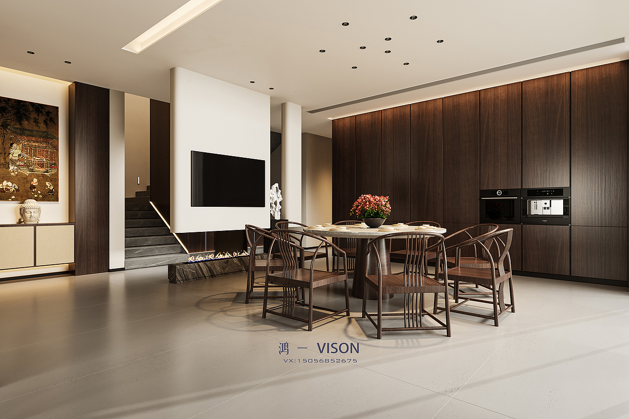 柔声慢语 温馨商洽丨 洽谈室（图ZMzYyNDg2NzQ0） - 家装设计 - 站酷设计师鸿一视觉表现原创素材 - 站酷ZCOOL