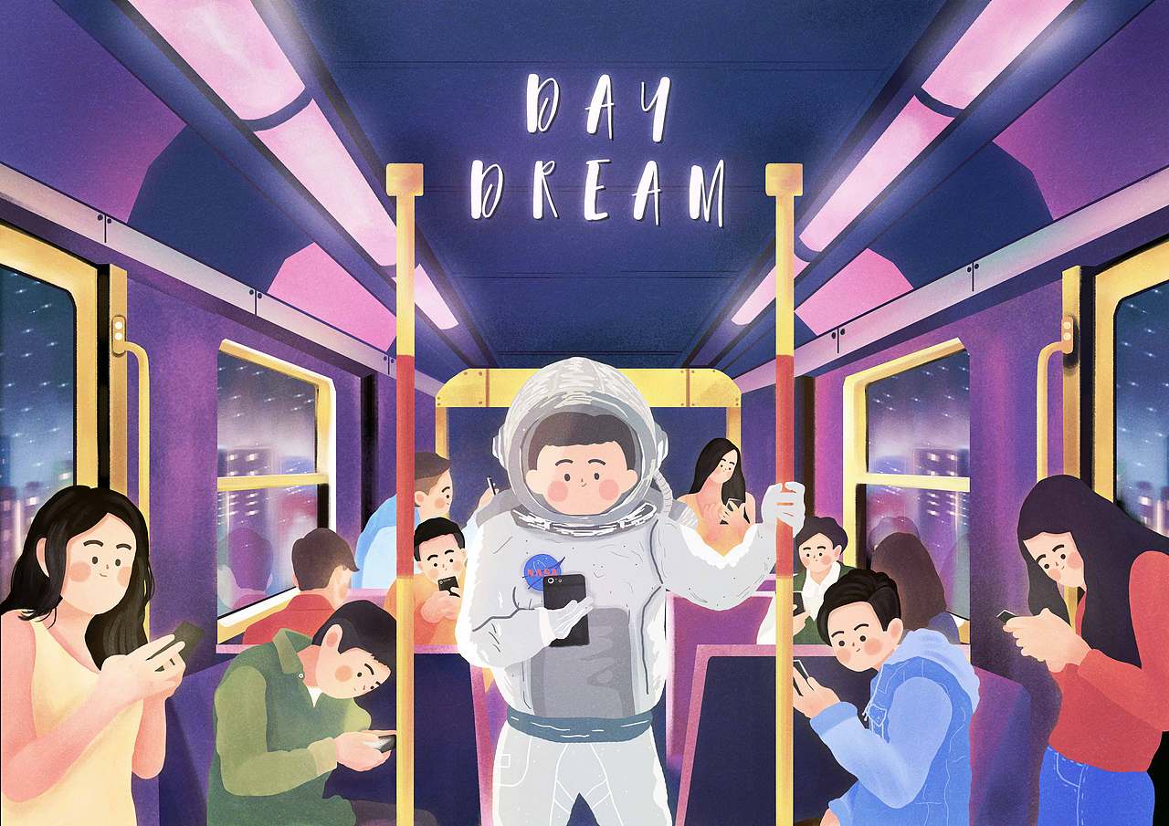 白日梦（图ZOTY5Nzk5MTI=） - 创作习作 - 站酷设计师叶小天才原创素材 - 站酷ZCOOL